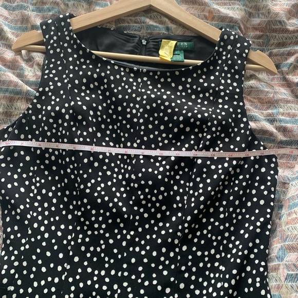 Lauren Ralph Lauren Dress! Sz8 ⚫️⚪️ - Picture 8 of 8